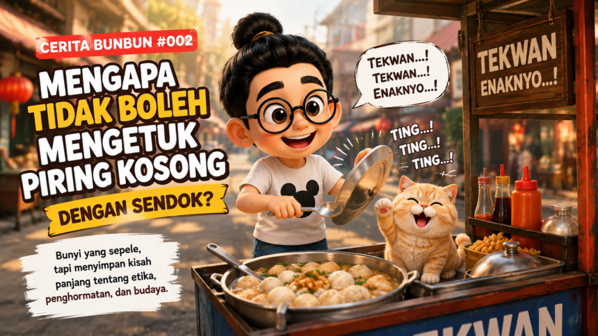 Mengapa Tidak Boleh Mengetuk Piring Kosong dengan Sendok?