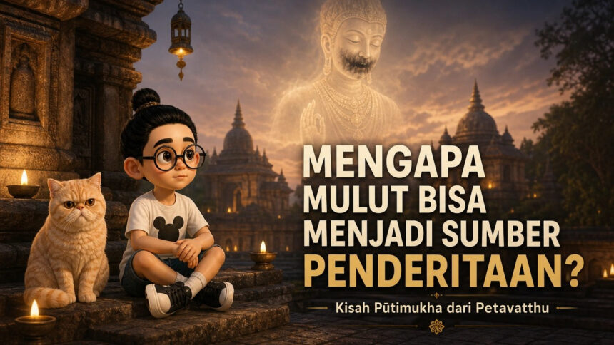 Bunbun berhenti sejenak sebelum mengirim pesan ketika sedang marah