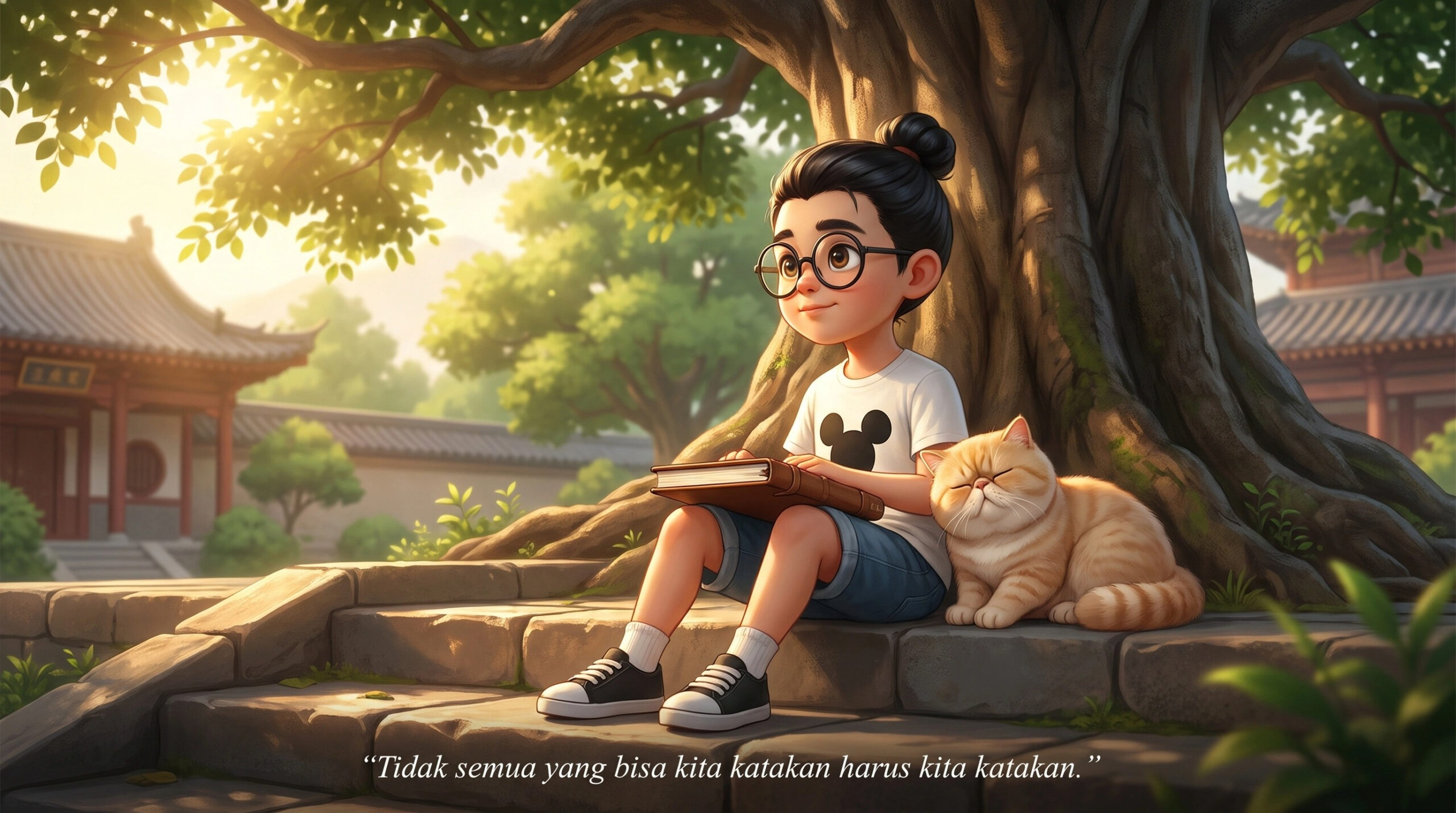 Bunbun meminta maaf dan memperbaiki luka akibat ucapan