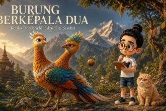 Bunbun merenungkan kisah burung berkepala dua tentang dendam dan kebersamaan