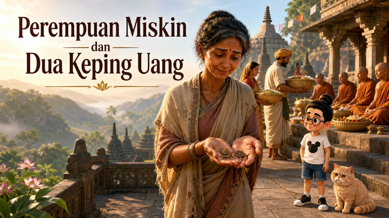 Perempuan Miskin dan Dua Keping Uang