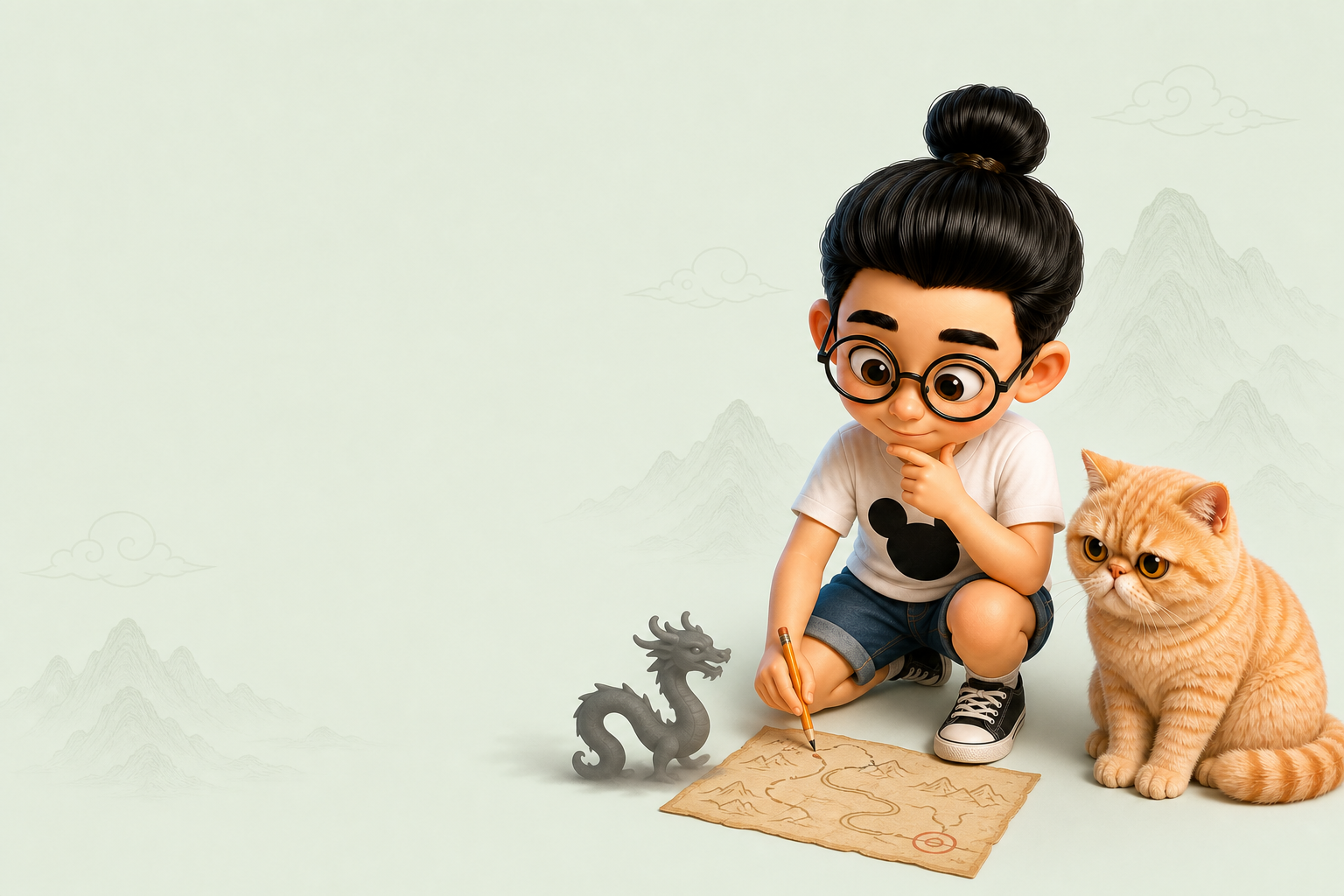 Ilustrasi tematik Bunbun sesuai character sheet