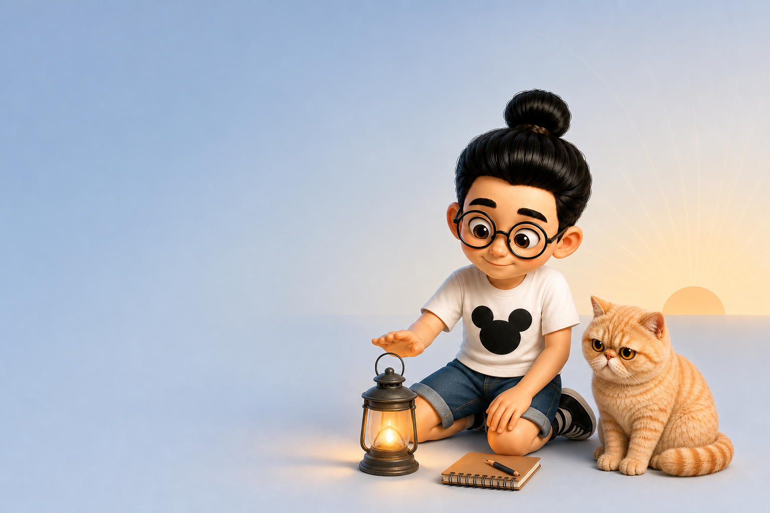 Ilustrasi tematik Bunbun sesuai character sheet