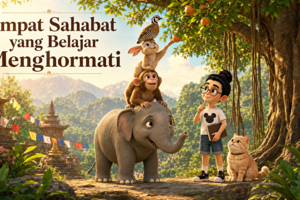 Empat Sahabat yang Belajar Menghormati yang Lebih Tua