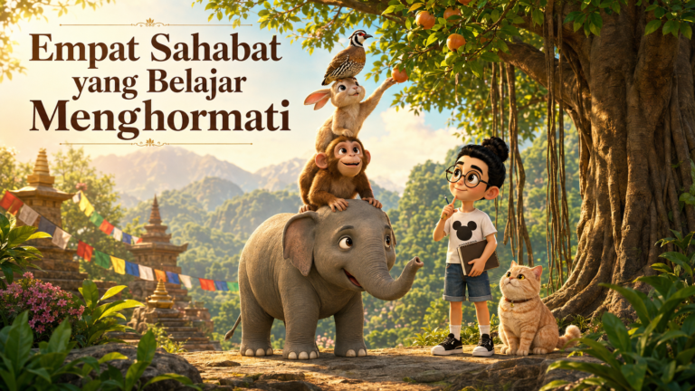 Empat Sahabat yang Belajar Menghormati yang Lebih Tua