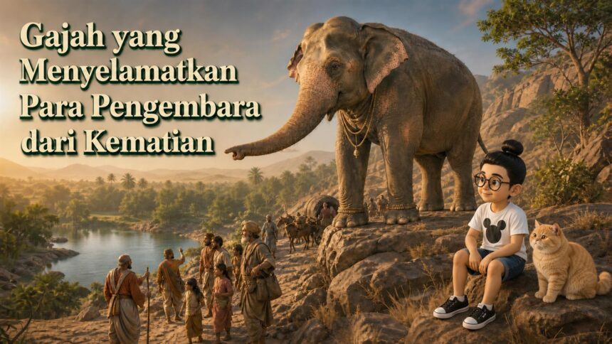 Gajah yang Menyelamatkan Para Pengembara dari Kematian