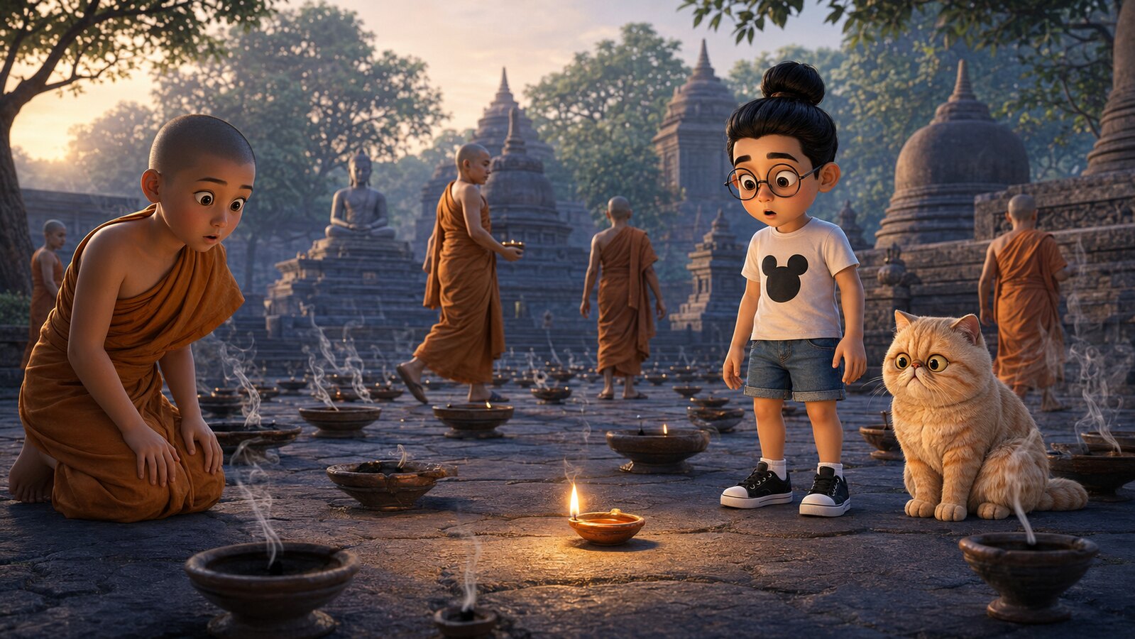 Pelita kecil Nanda tetap menyala saat lampu-lampu lain telah padam pada waktu fajar