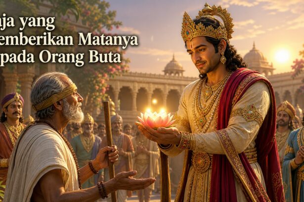 Raja yang Memberikan Matanya kepada Orang Buta