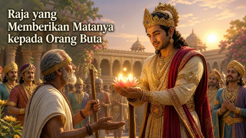 Raja yang Memberikan Matanya kepada Orang Buta