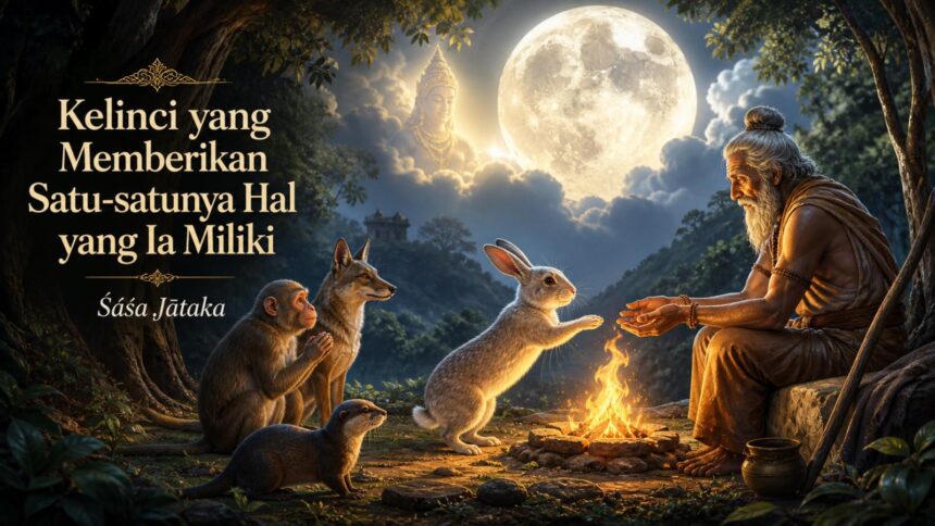 Kelinci yang Memberikan Satu-satunya Hal yang Ia Miliki